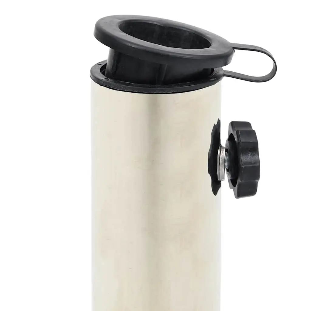 Half-Round Black Granite Umbrella Base