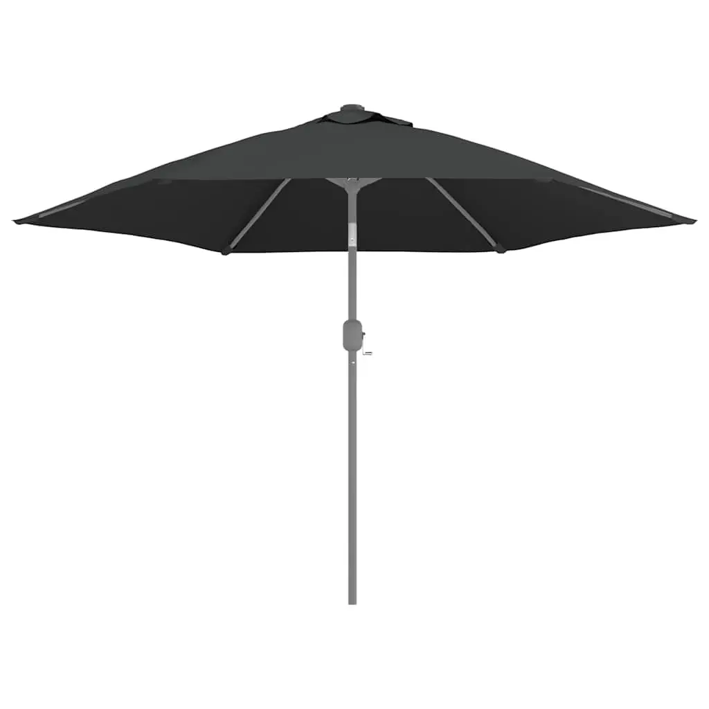 Replacement Parasol Fabric Outdoor Sunshade Cover Anthracite 300cm UV Protection