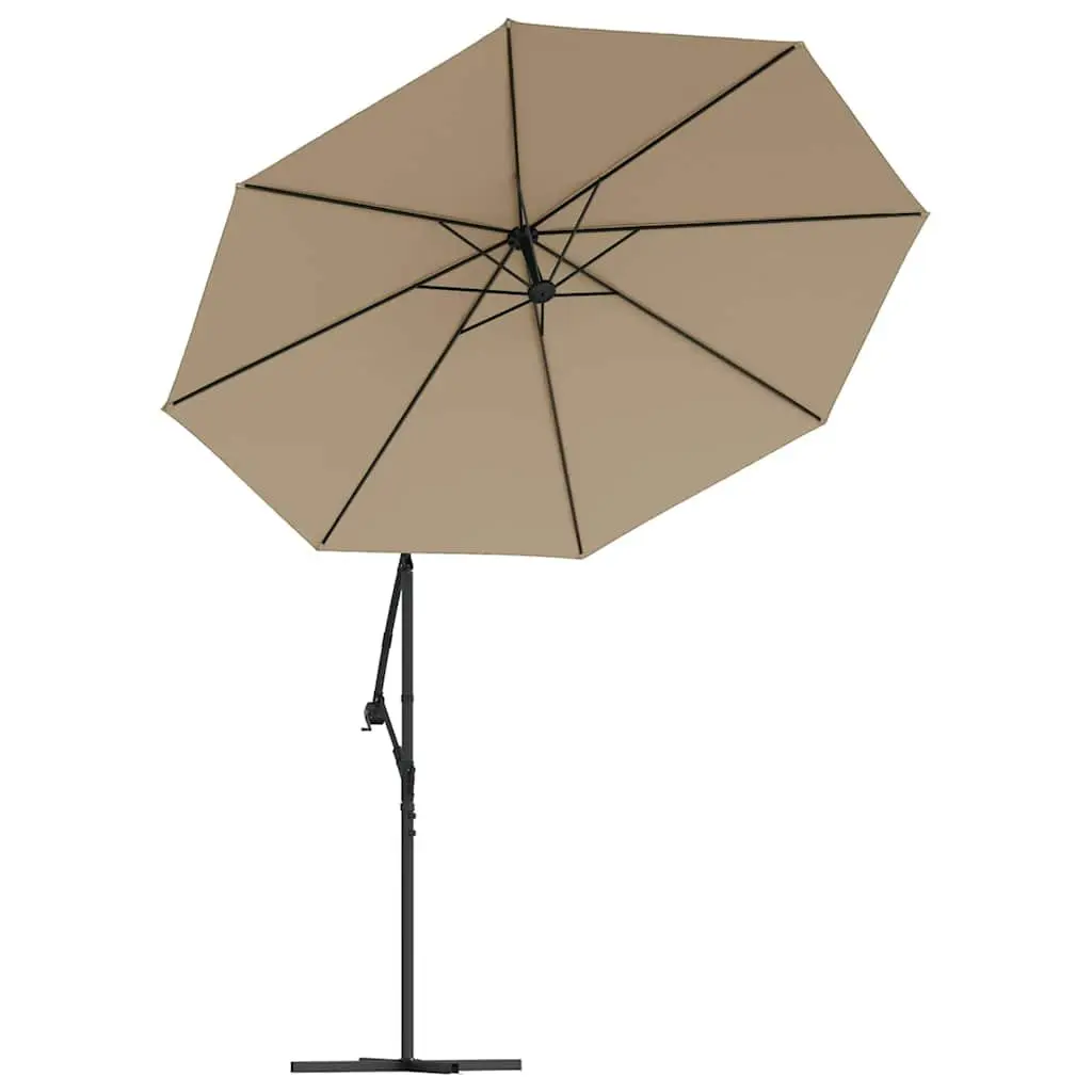 Replacement Fabric for Cantilever Umbrella Outdoor Use 300cm Taupe