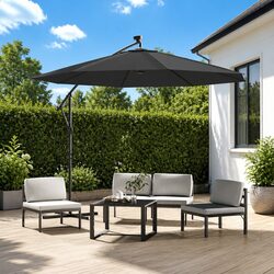 Cantilever Umbrella Fabric Replacement - Anthracite, 350cm