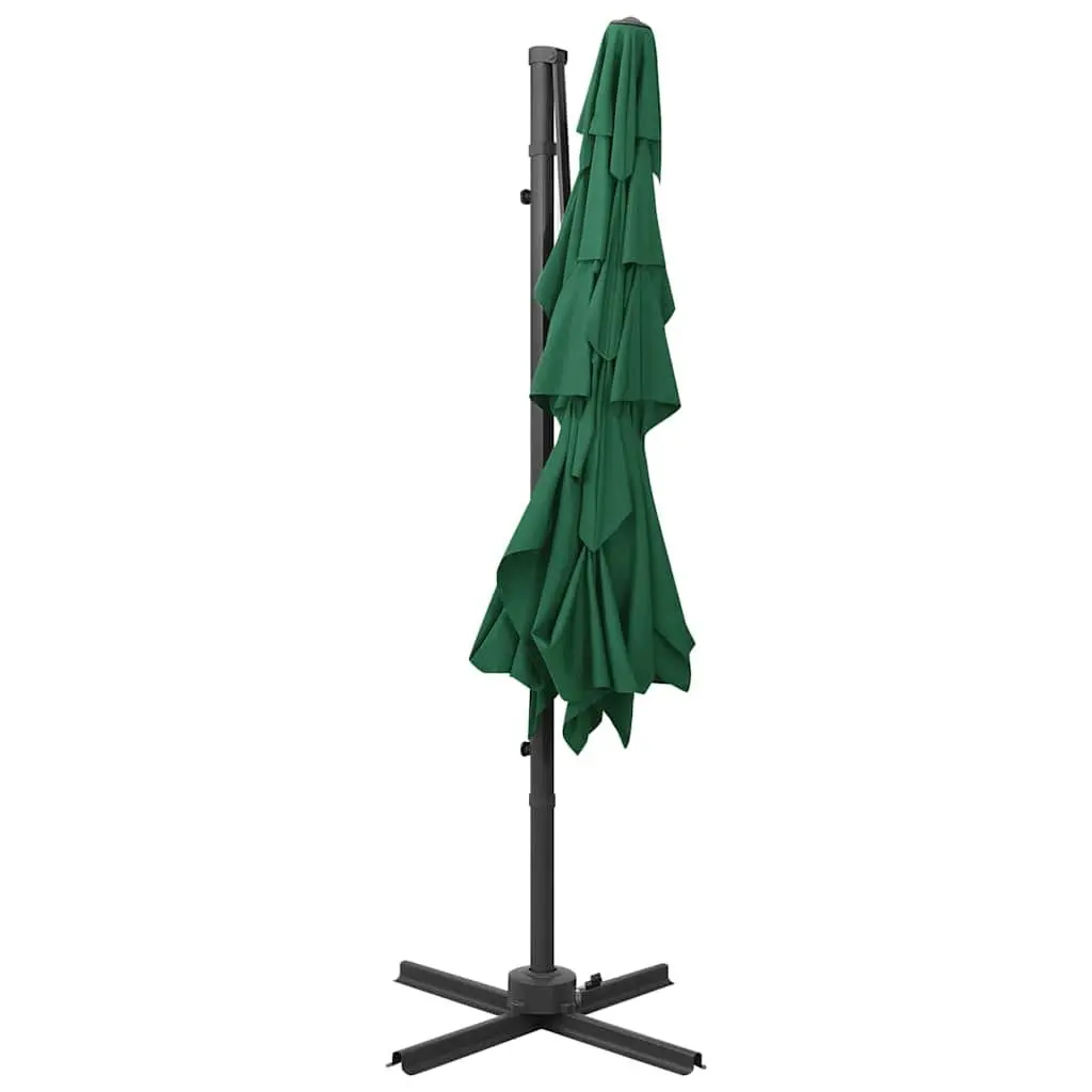 4-Tier Green Patio Umbrella