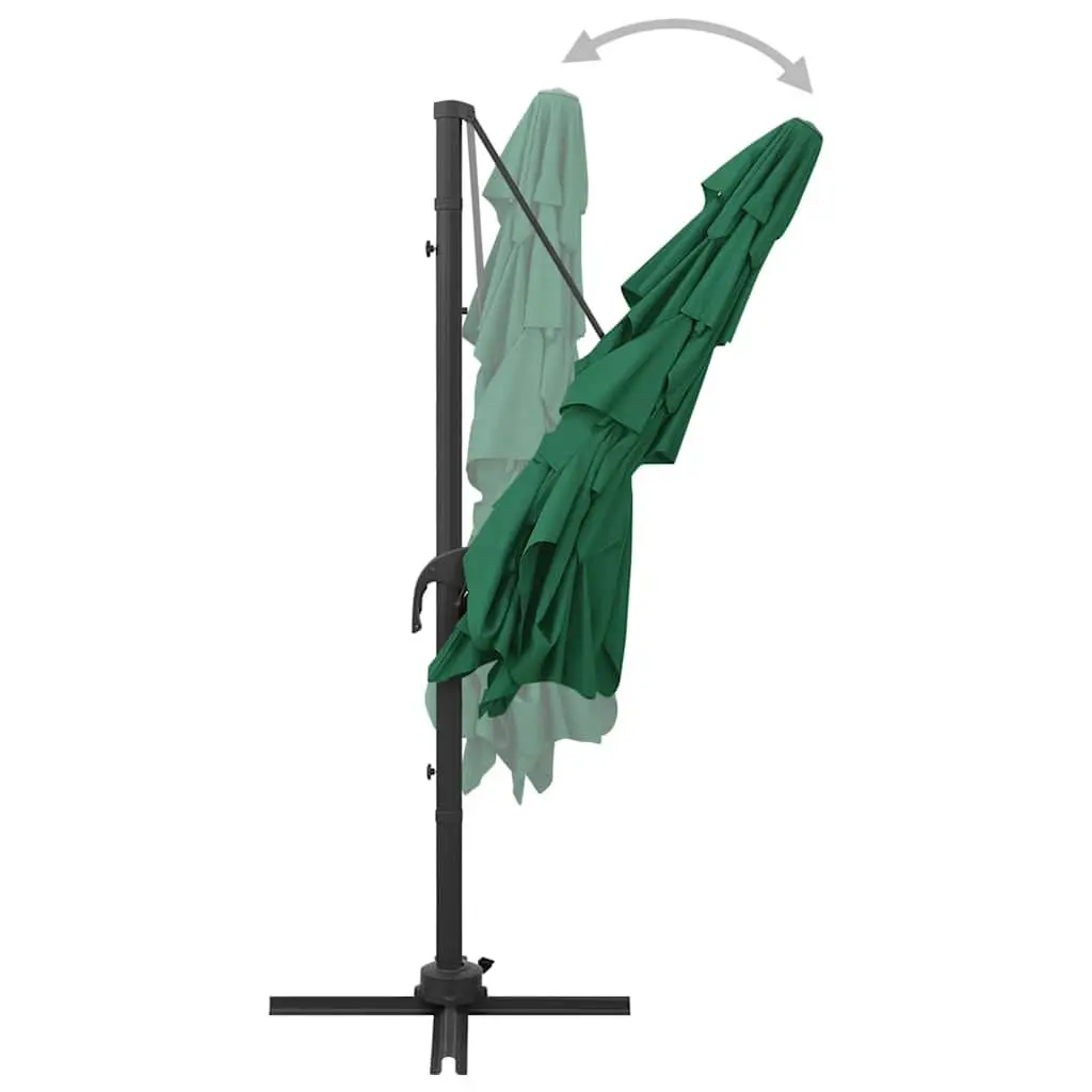 4-Tier Green Patio Umbrella