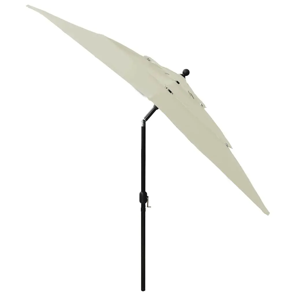 3-Tier Garden Parasol Outdoor Sunshade Patio Umbrella Crank Tilt Foldable