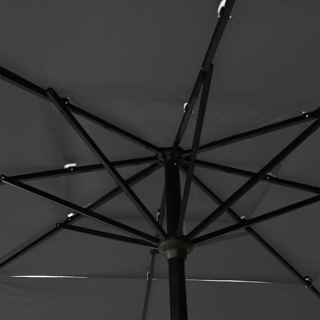 3-Tier Garden Parasol, 2.5x2.5m, UV Protective