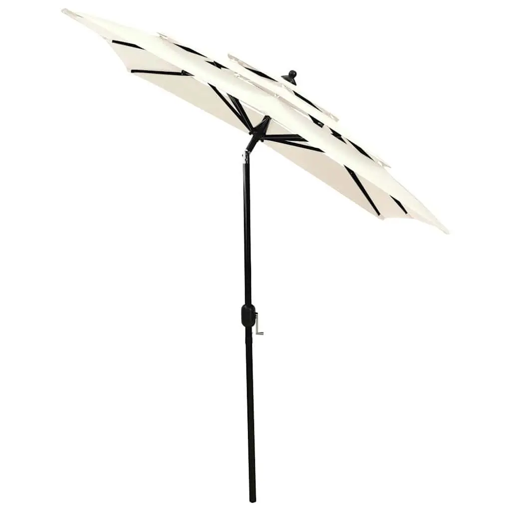 3-Tier Garden Parasol Outdoor Sunshade 2x2m