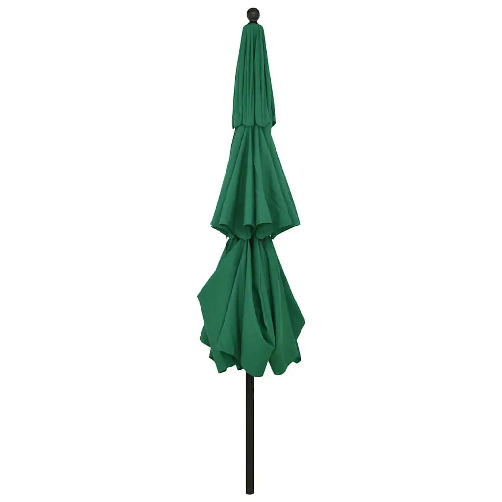 Garden Parasol Outdoor Patio Sunshade Umbrella 3.5m Green