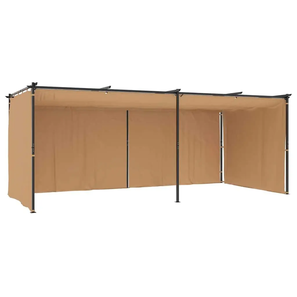 Gazebo Outdoor Canopy Shelter 6x3 m with Side Curtains for Garden Party