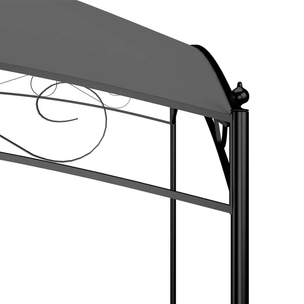 Gazebo 3x3x2.65m Anthracite Outdoor Pavilion Canopy Shelter Garden Party Tent