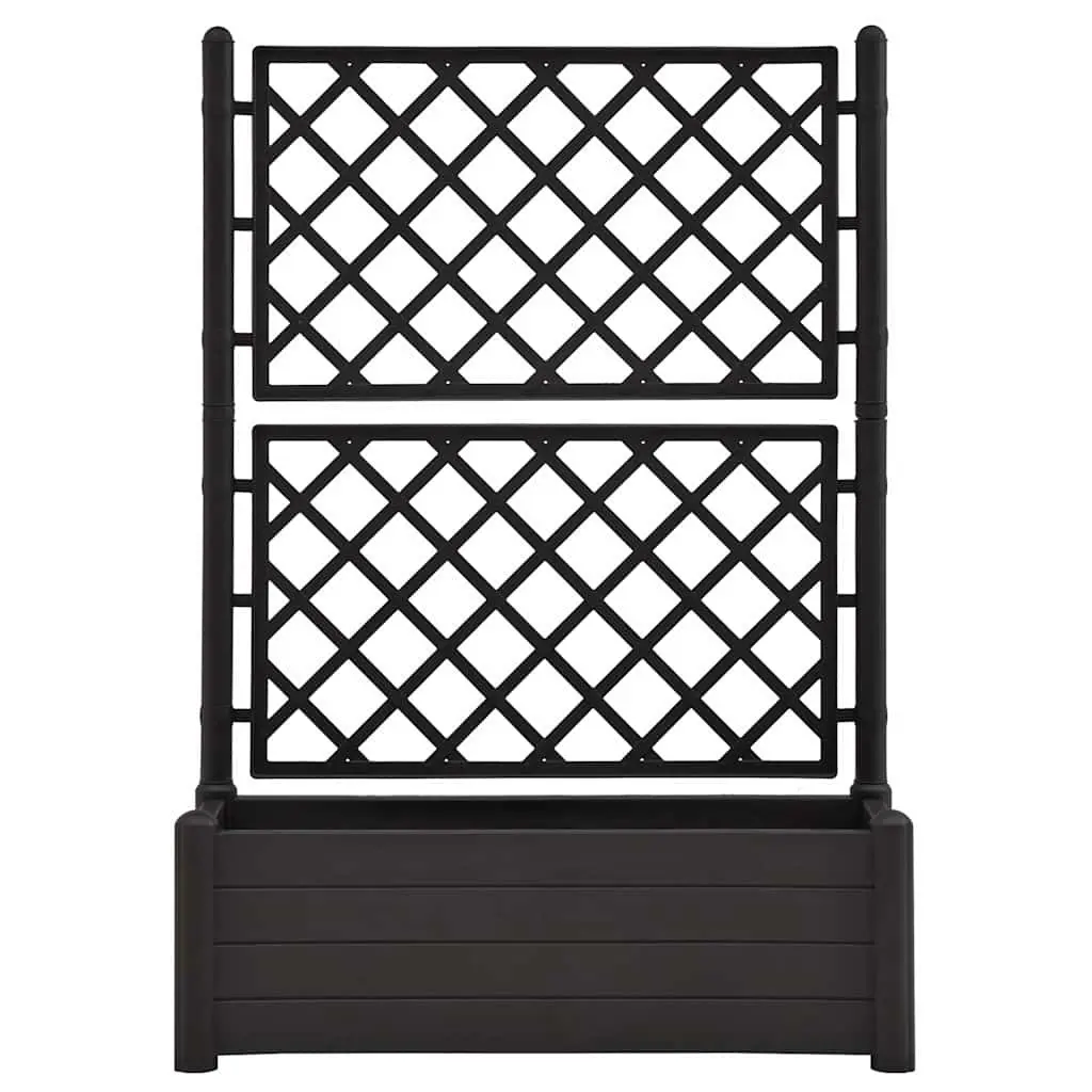Garden Planter with Trellis Outdoor 100 x 43 x 142 cm