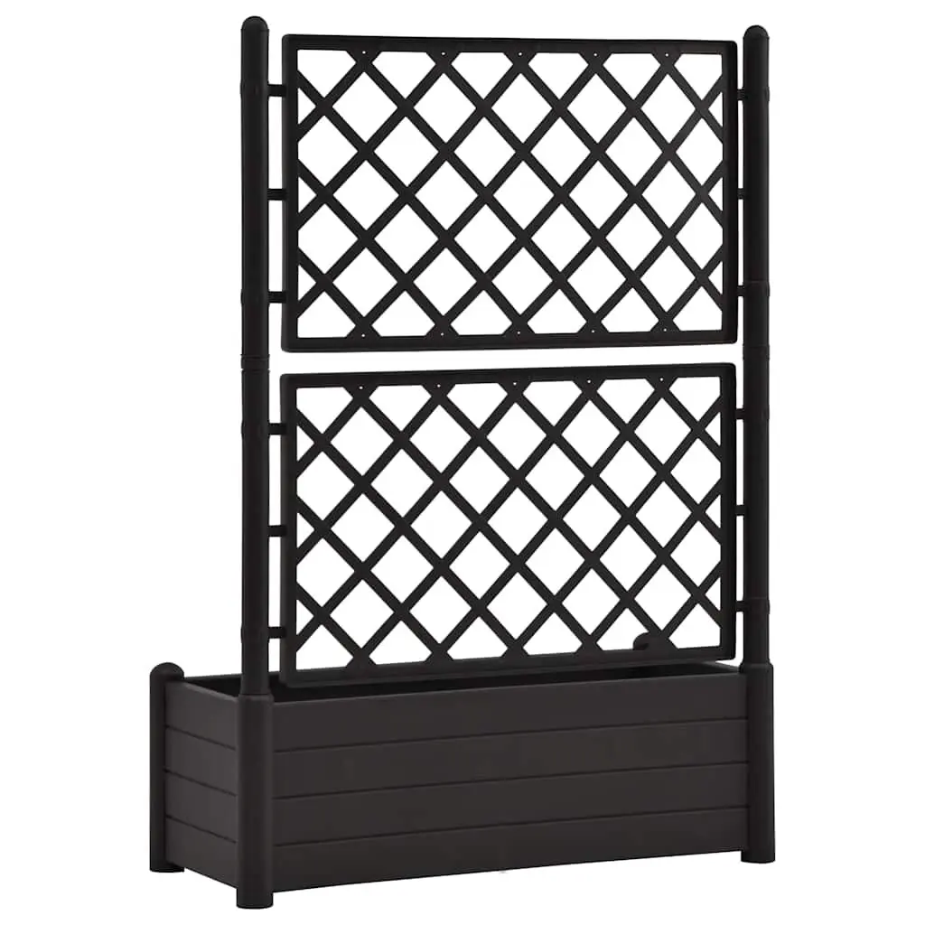 Garden Planter with Trellis Outdoor 100 x 43 x 142 cm