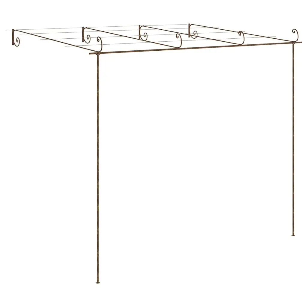 Garden Pergola Outdoor Structure Lean-to Arbour Trellis for Climbing Plants 4 x 3 x 2.5 m