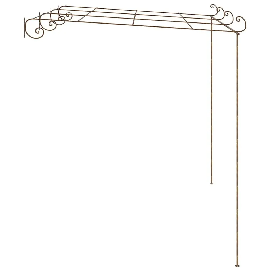 Garden Pergola Outdoor Structure Lean-to Arbour Trellis for Climbing Plants 4 x 3 x 2.5 m
