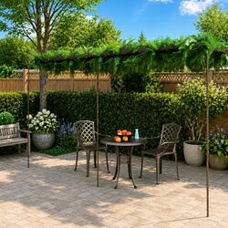 Garden Pergola Specifications: Iron Frame, Dimensions, and More