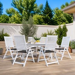 Dimensions & Details of 6 Outdoor Chair Cushions - Anthracite
