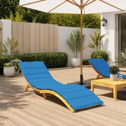 Specifications of Blue Sun Lounger Cushion: 200x70x3 cm