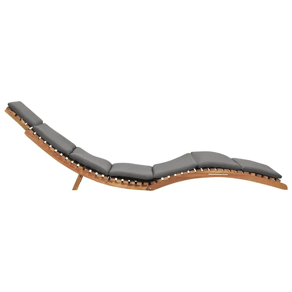 Sun Loungers for Garden 2 Piece with Cushions Ergonomic Adjustable Backrest Folding