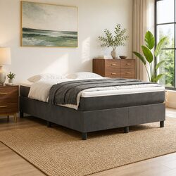 Queen Size Box Spring Bed Dimensions: 153x203cm with Pocket Spring