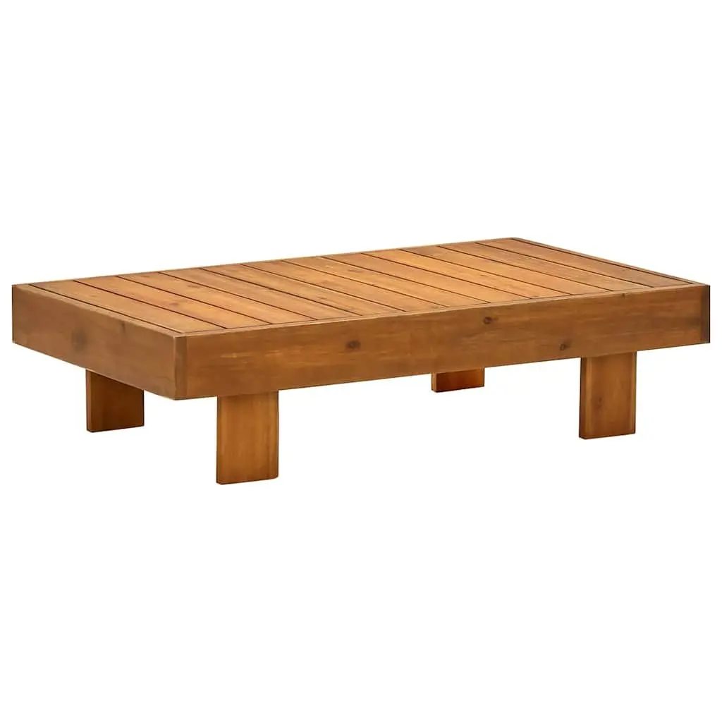5 Piece Garden Lounge Set for Patio Outdoor Use with Grey Cushions Solid Acacia Wood