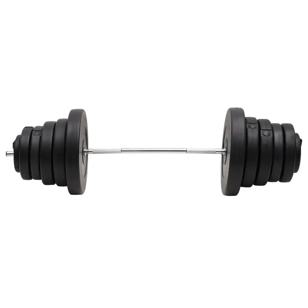 90 kg Barbell Set with Plates for Strength Training