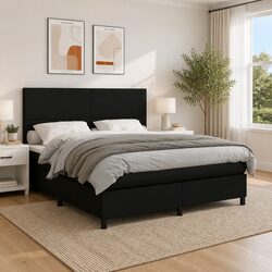 Queen Size Faux Leather Box Spring Bed Specifications