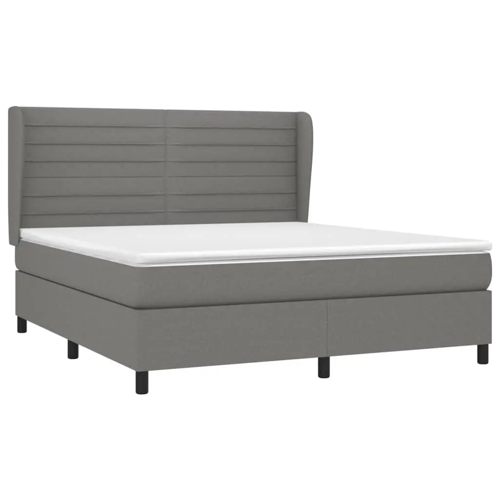 Queen Box Spring Bed with Mattress