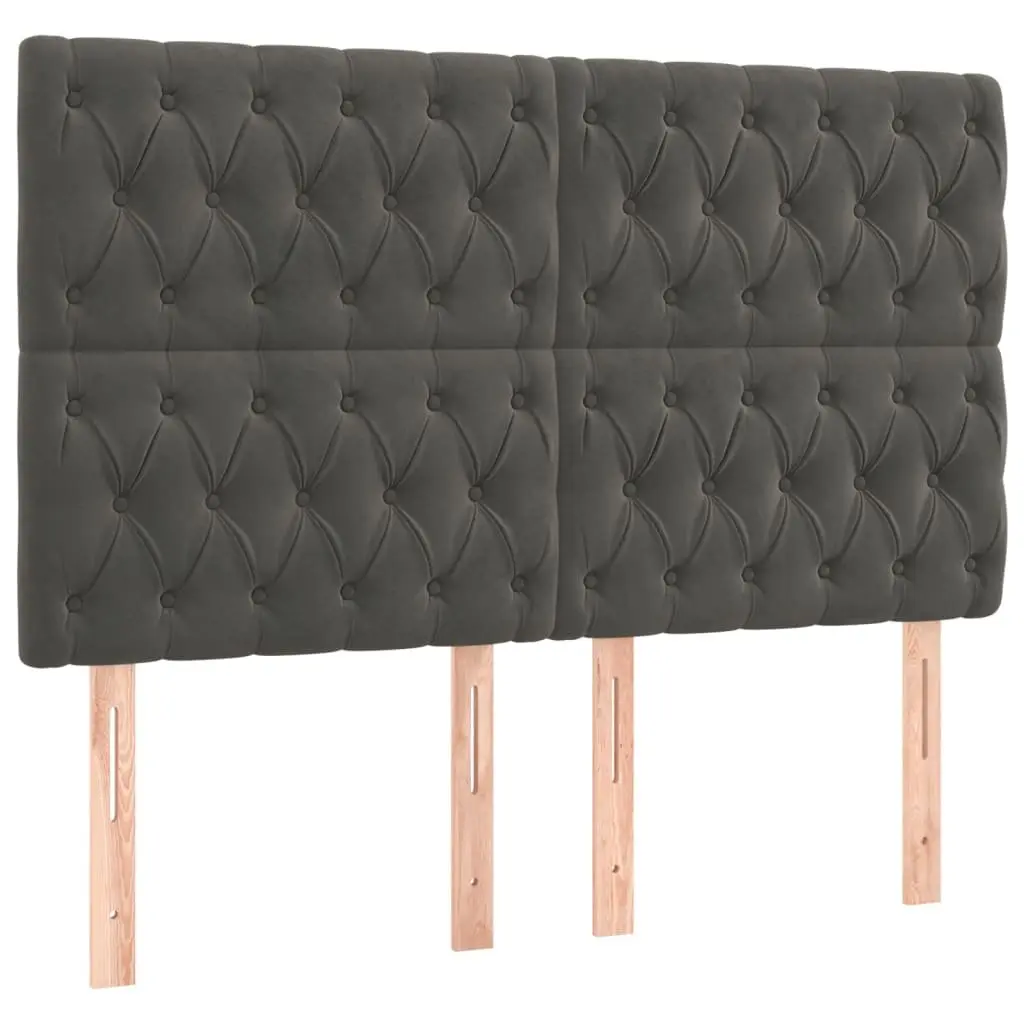 Queen Size Box Spring Bed with Mattress and LED