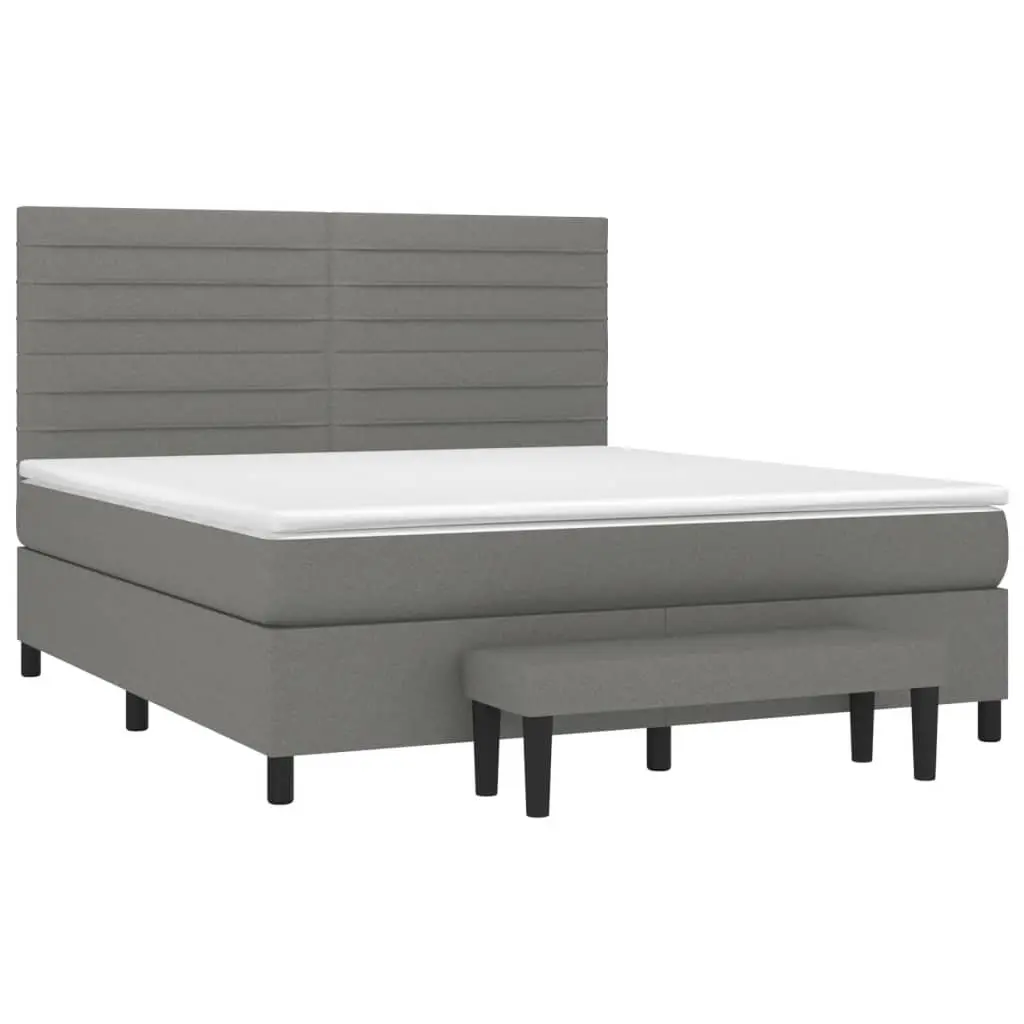 Queen Box Spring Bed with Pocket Spring Mattress