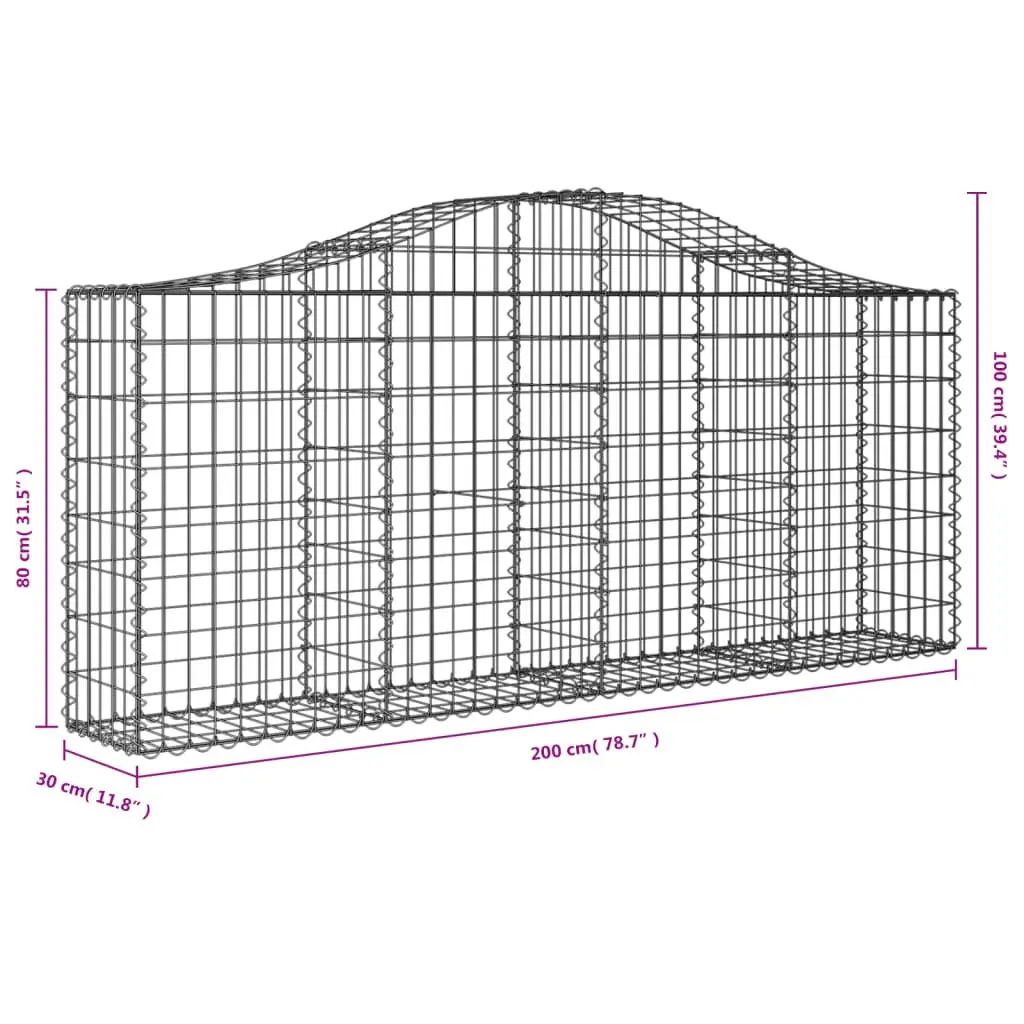Arched Gabion Baskets Set