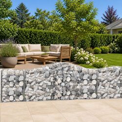 Specifications for Arched Gabion Baskets, 3 Pcs Set