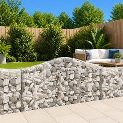Specifications of 7 pcs Arched Gabion Baskets for Outdoors