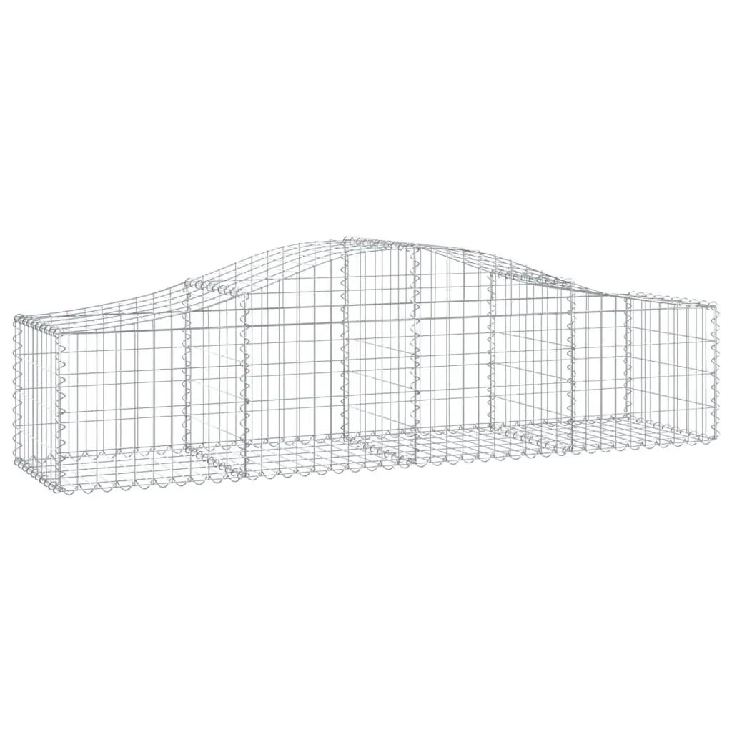 Arched Gabion Baskets 6pcs 200x50x40/60cm