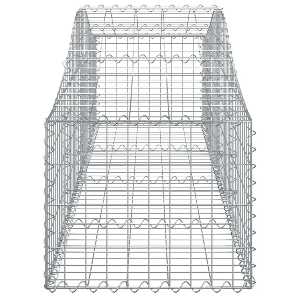 Arched Gabion Baskets 6pcs 200x50x40/60cm