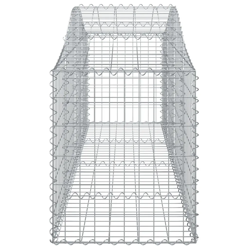 9 Arched Gabion Baskets 200x50x60/80cm