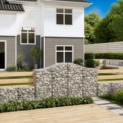 Arched Gabion Baskets Dimensions and Specs