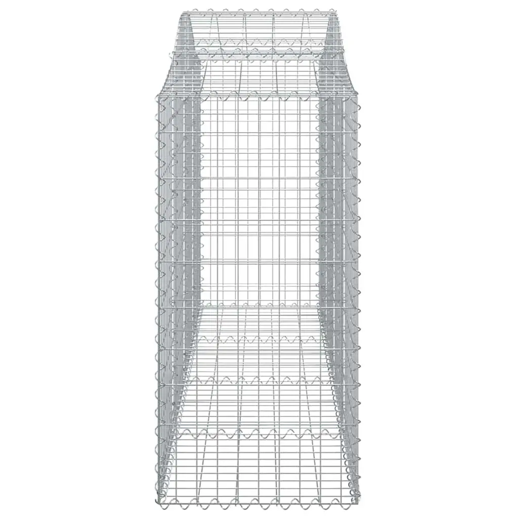 Arched Gabion Baskets Garden Barrier Outdoor Decorative 5 Piece