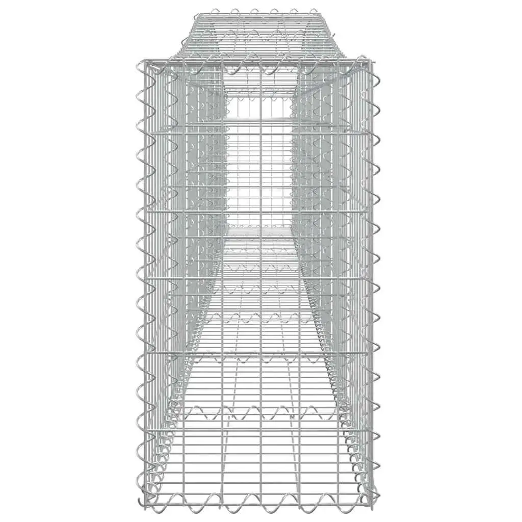 Arched Gabion Baskets Garden Barrier Decorative Retaining Wall Outdoor 3 Piece