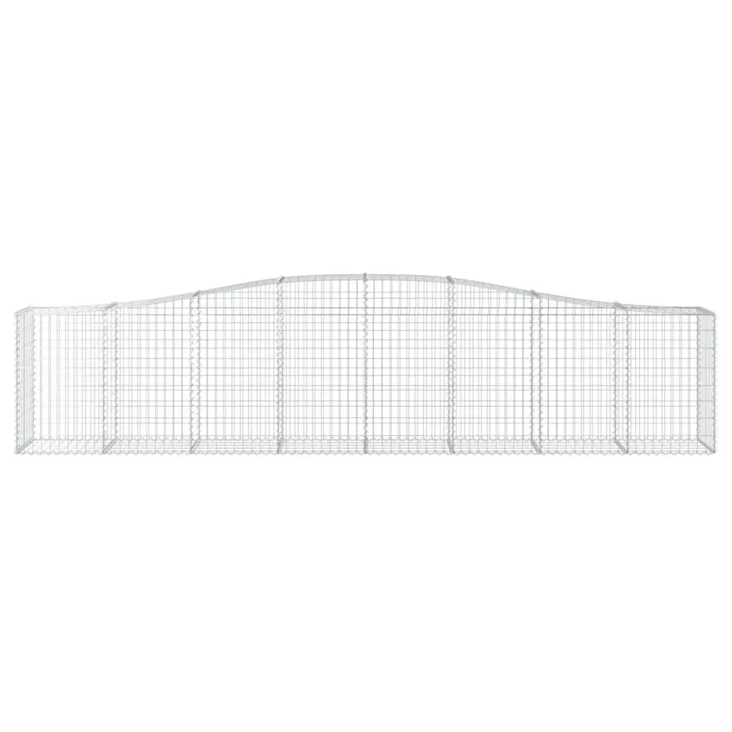 2pcs Arched Gabion Baskets 400x50x80/100cm