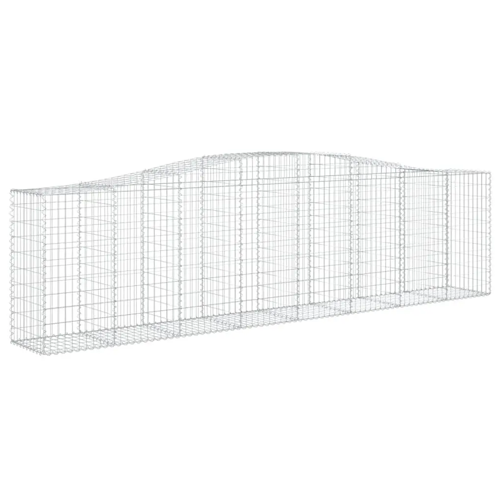 Arched Gabion Baskets Garden Barrier 400x50x100120 cm 10 Piece
