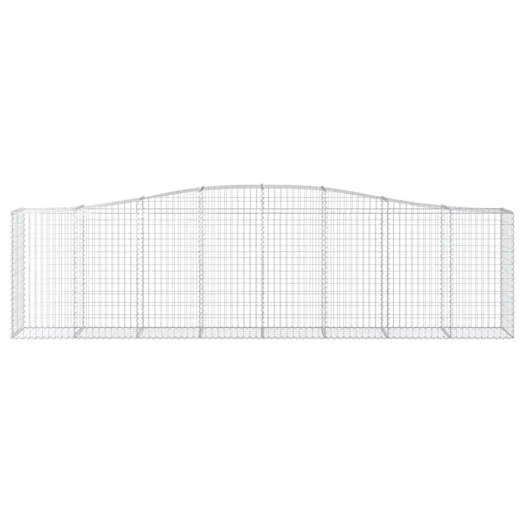 Arched Gabion Baskets Garden Barrier 400x50x100120 cm 10 Piece