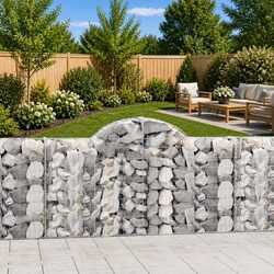 Dimensions and Specs of Arched Gabion Baskets 2pc Set