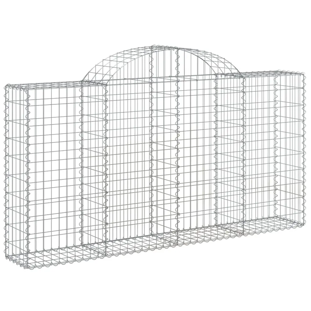 Arched Gabion Baskets Garden Barrier 200x30x100120 cm