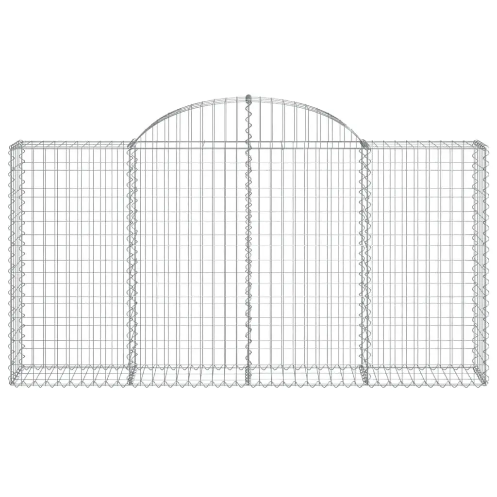 5 pcs Arched Gabion Baskets with Galvanised Iron Wire