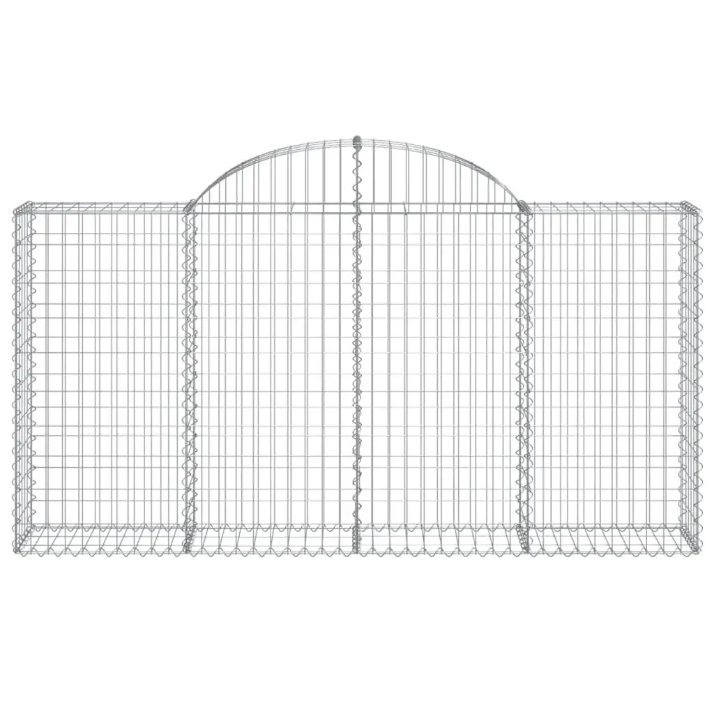 6 Arched Gabion Baskets for Gardens