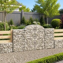 3-Piece Arched Gabion Baskets - Specifications Inside