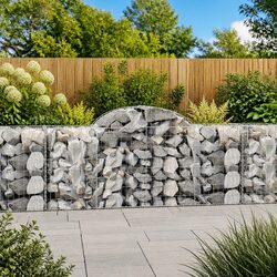 Specifications of 7-Piece Arched Gabion Baskets Set