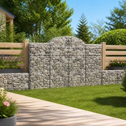 Detailed Specifications for Arched Gabion Baskets (Set of 4)