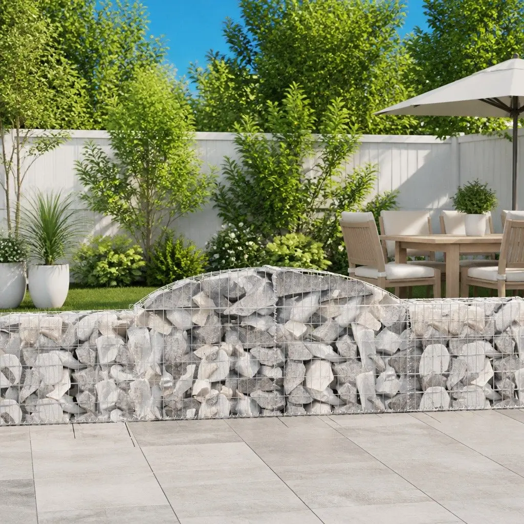 3-Piece Arched Gabion Basket Set