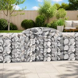 Specifications of Arched Gabion Baskets - 3 pcs 300x50x100/120 cm