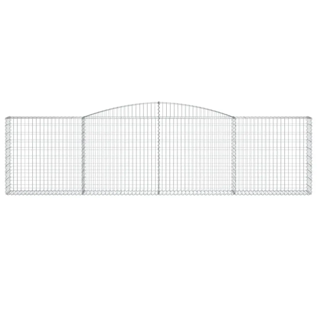 2pc Arched Gabion Baskets for Garden