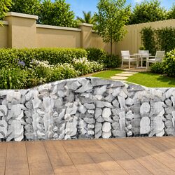 Specifications of 5 pcs Arched Gabion Baskets for Gardens